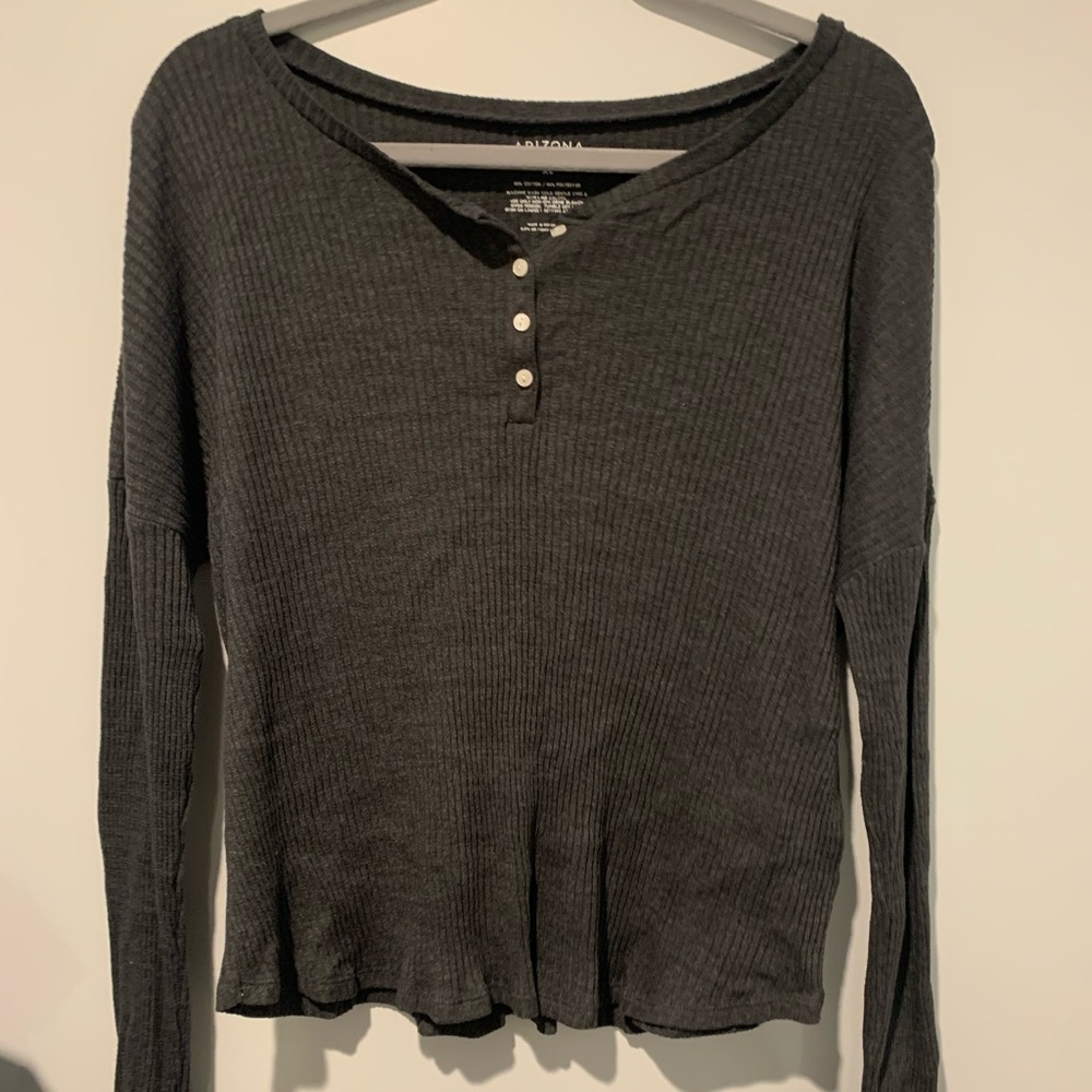Gray Cardigan Shirt
